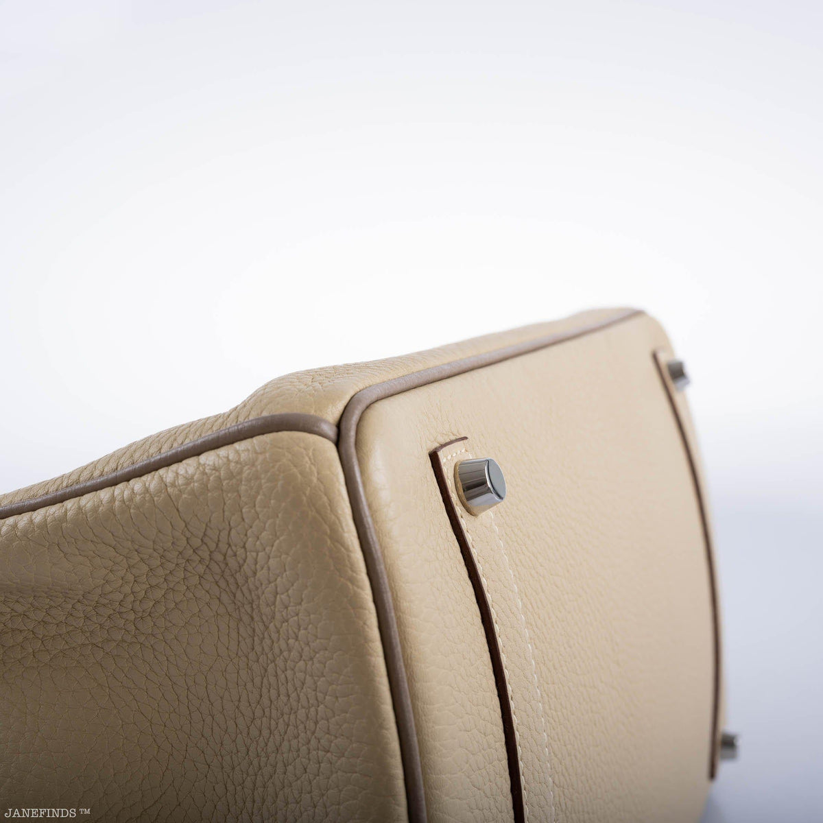 Hermes HSS Birkin 35 Parchemin & Etoupe Epsom with Palladium Hardware