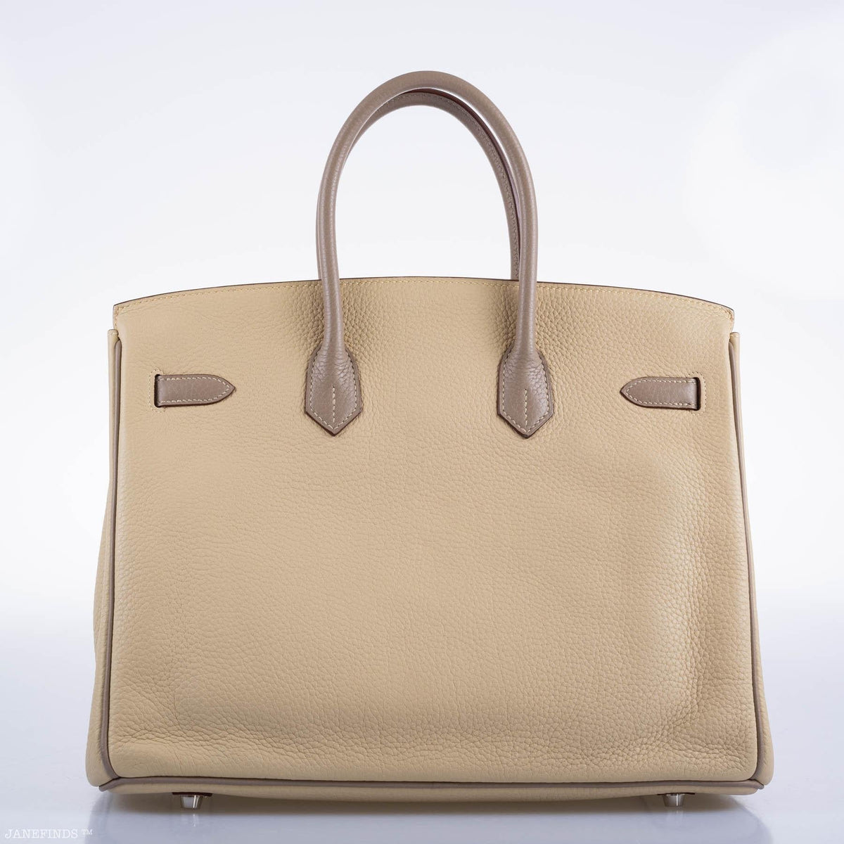 Hermes HSS Birkin 35 Parchemin & Etoupe Epsom with Palladium Hardware