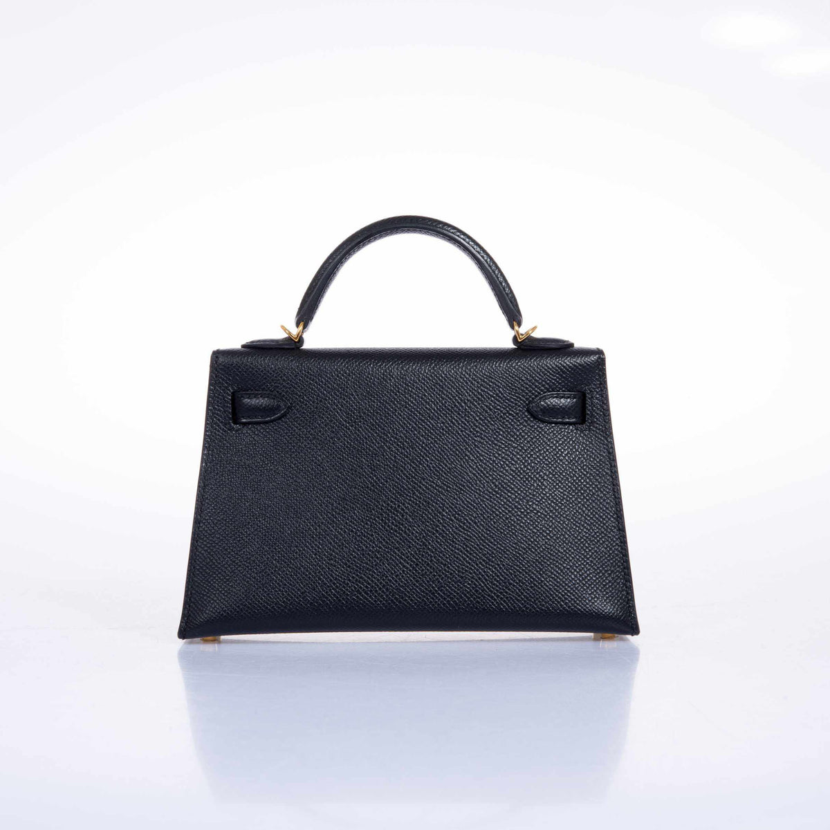 Hermes Kelly 20 Mini II Sellier Black Epsom Gold Hardware