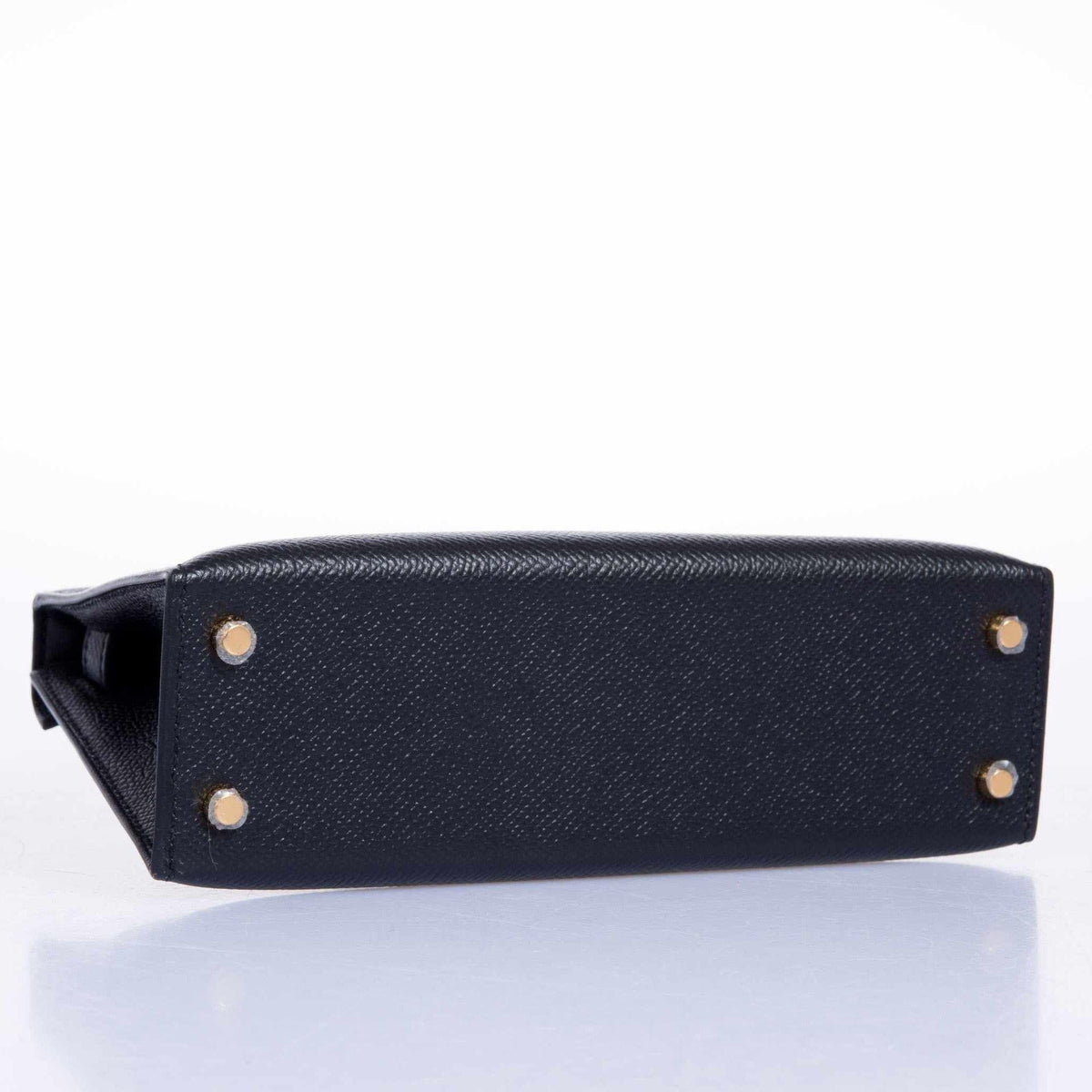 Hermes Kelly 20 Mini II Sellier Black Epsom Gold Hardware