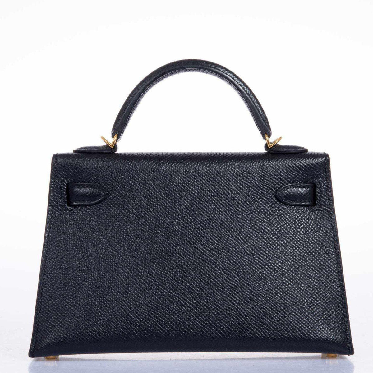 Hermes Kelly 20 Mini II Sellier Black Epsom Gold Hardware