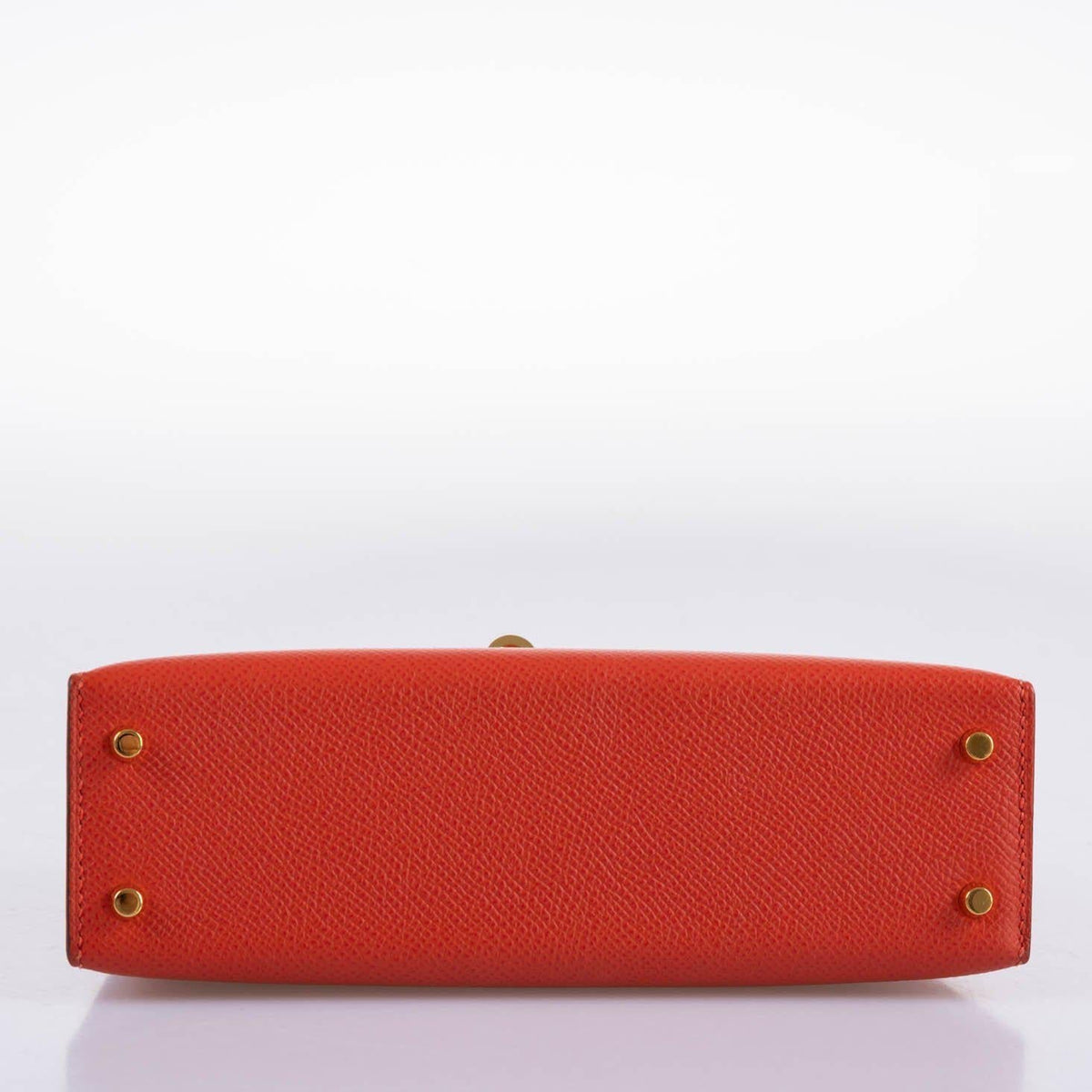Hermes Kelly 20 Mini II Sellier Capucine Epsom leather Gold Hardwar