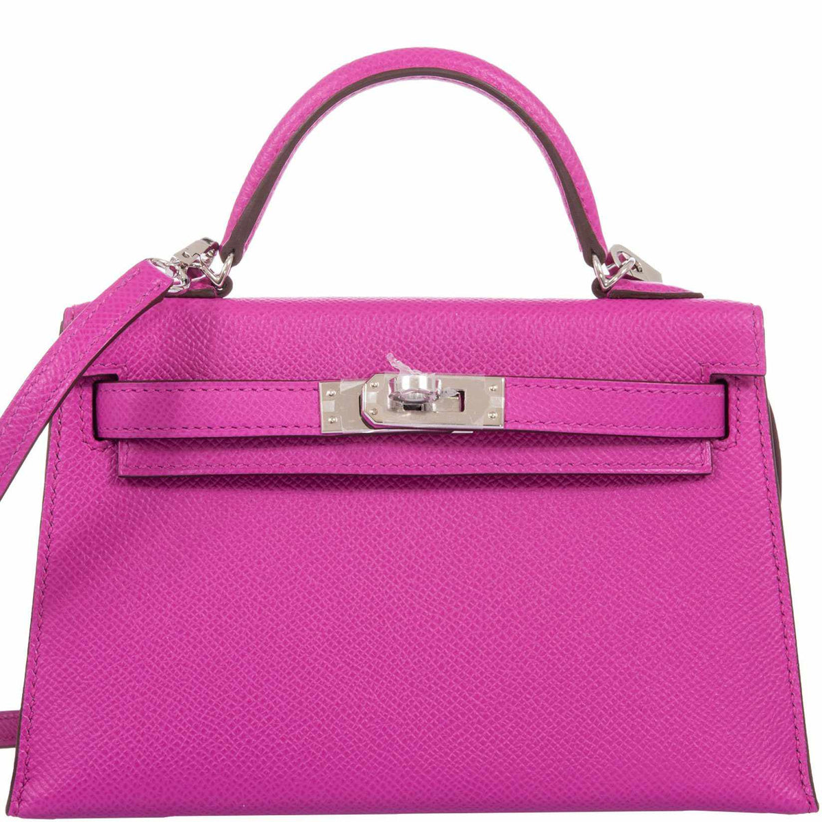 Hermes Kelly 20 Mini II Sellier Magnolia Epsom leather Palladium Hardware