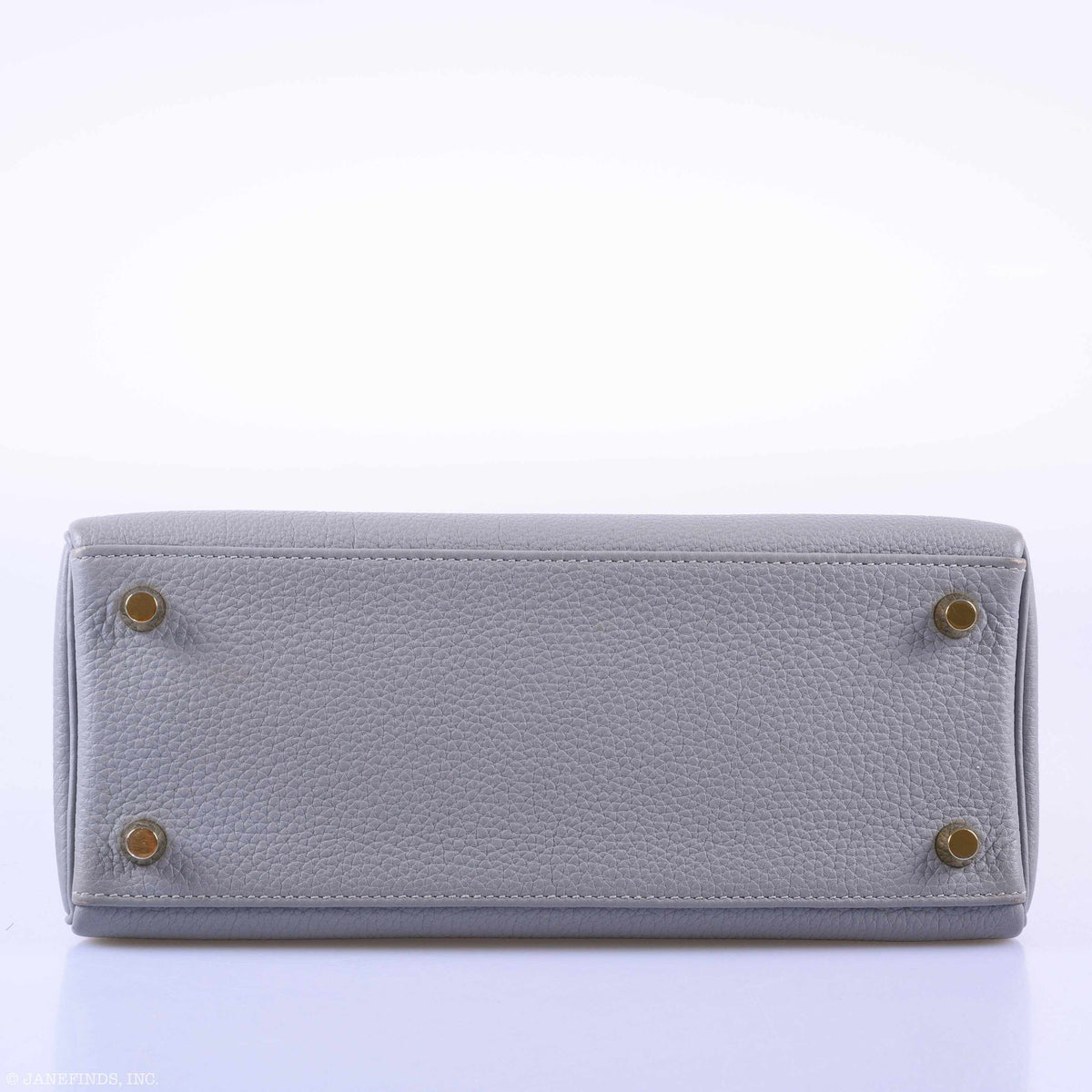 Hermes Kelly 25 Retourne Blue Glacier Togo Gold Hardware
