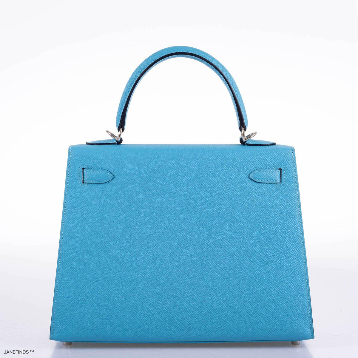 Hermes Kelly 25 Sellier Bleu du Nord Epsom leather Palladium Hardware
