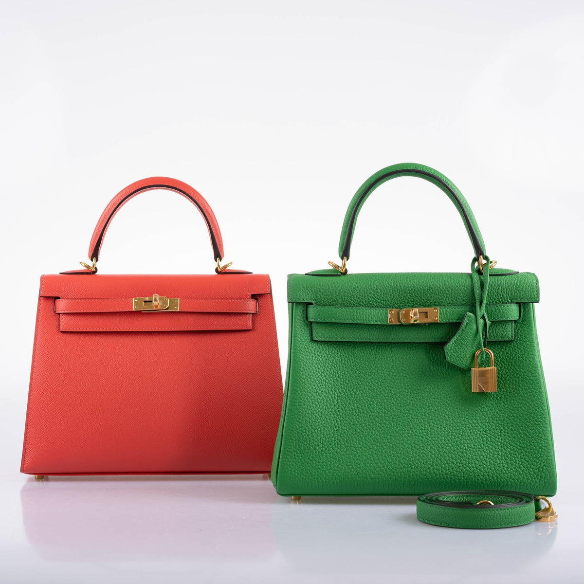 Hermes Kelly 25 Sellier Rose Jaipur Epsom Gold Hardware