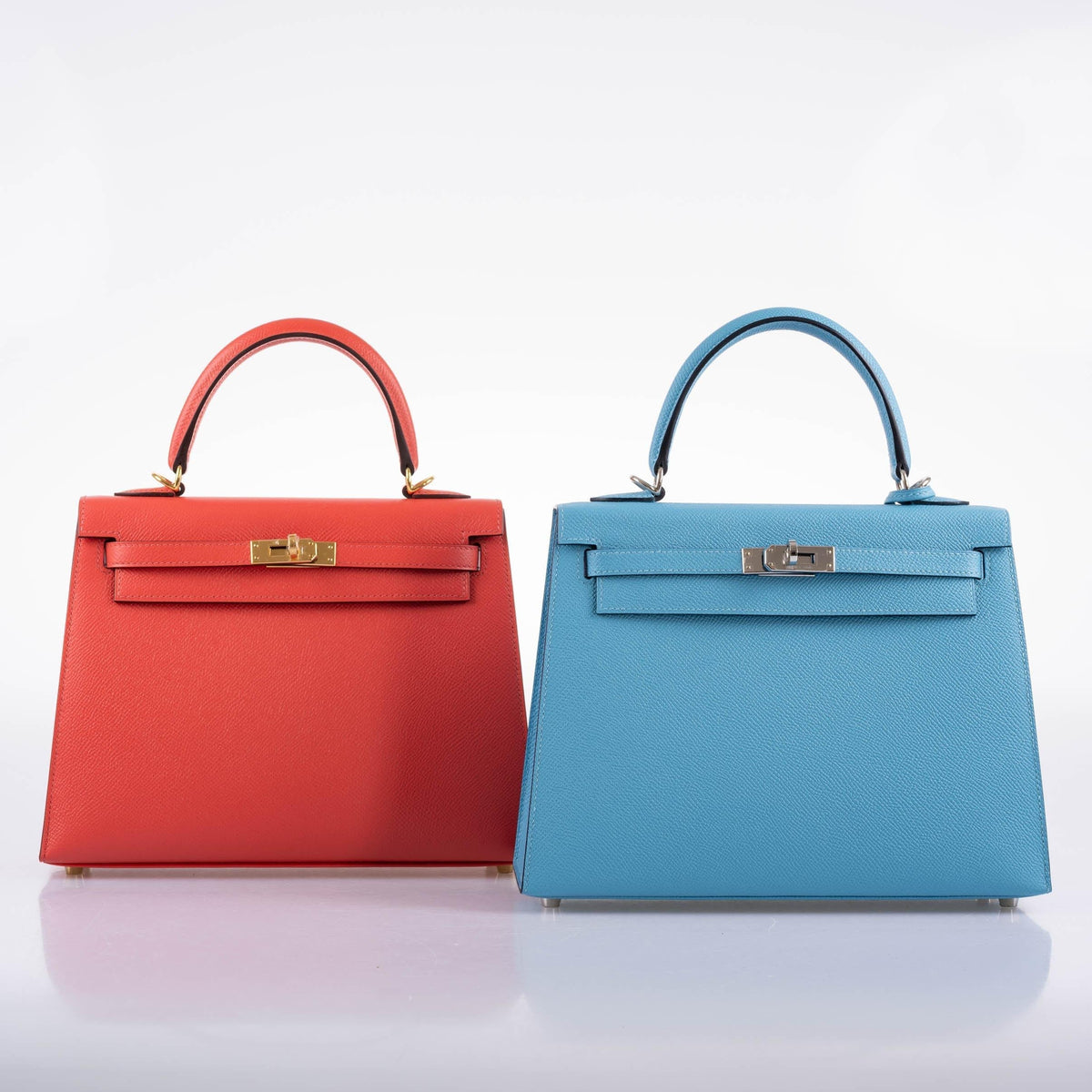 Hermes Kelly 25 Sellier Rose Jaipur Epsom Gold Hardware
