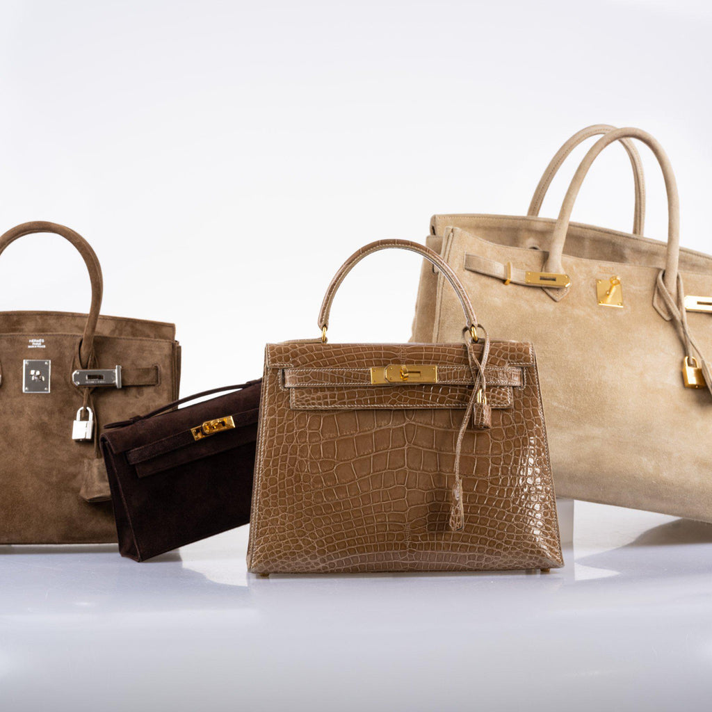 Hermes Kelly 28 Sellier Ficelle Alligator with Gold Hardware