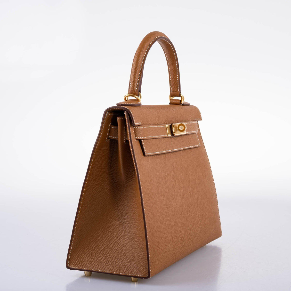 Hermes Kelly 28 Sellier Gold Epsom with Gold Hardware