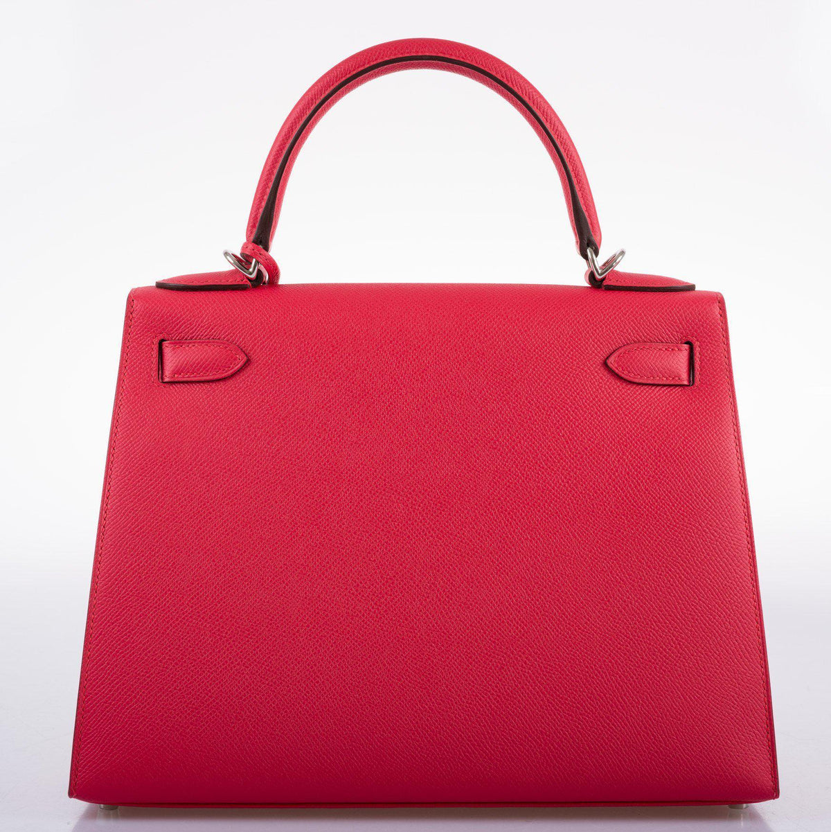 Hermes Kelly 28 Sellier Rose Extreme Epsom leather Palladium Hardware