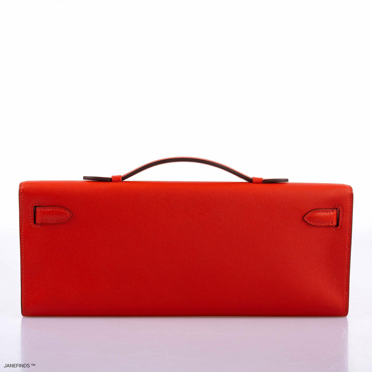 Hermes Kelly Cut Capucine Swift leather Palladium Hardware