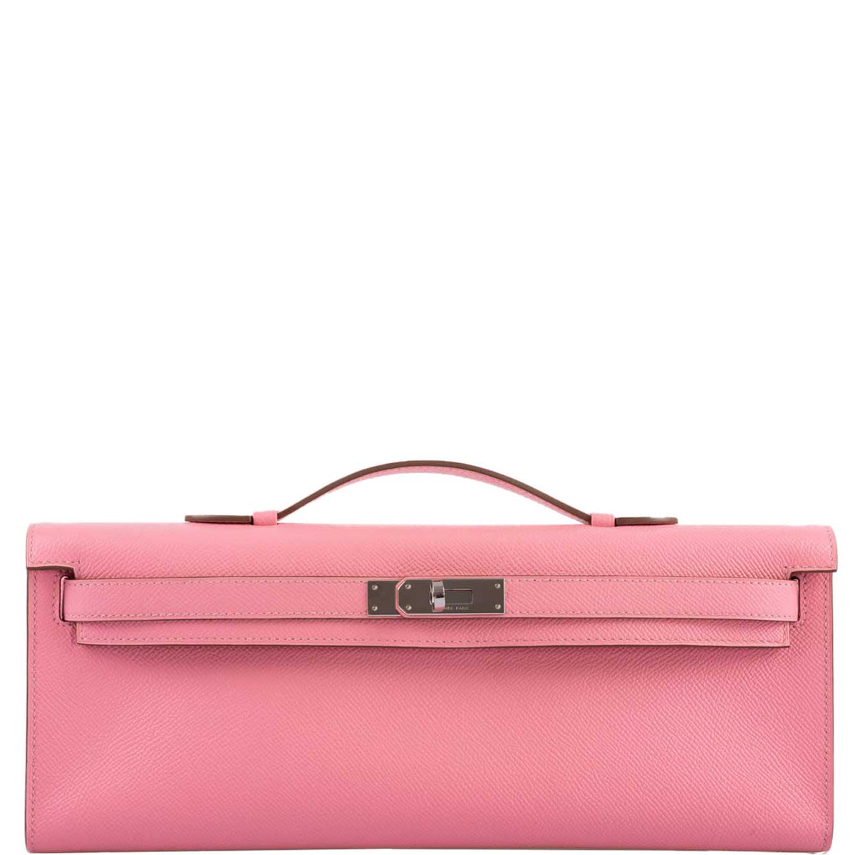 Hermes Kelly Cut Rose Confetti Epsom leather Palladium Hardware