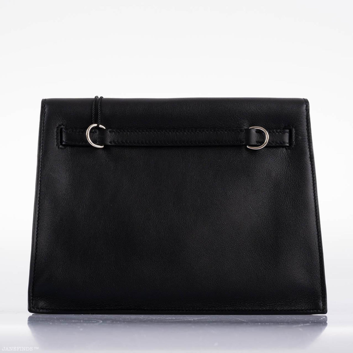 Hermes Kelly Danse II Black Swift with Palladium Hardware