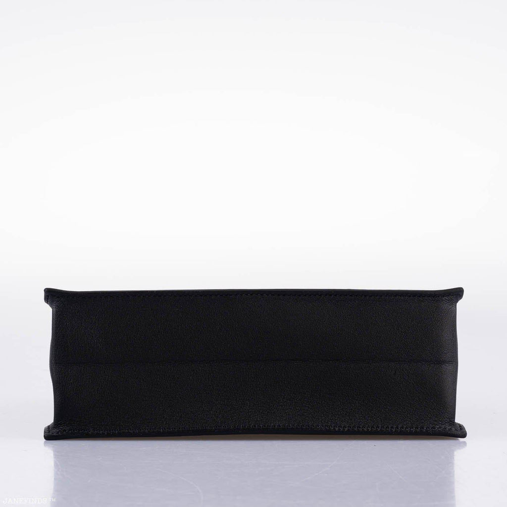 Hermes Kelly Danse II Black Swift with Palladium Hardware