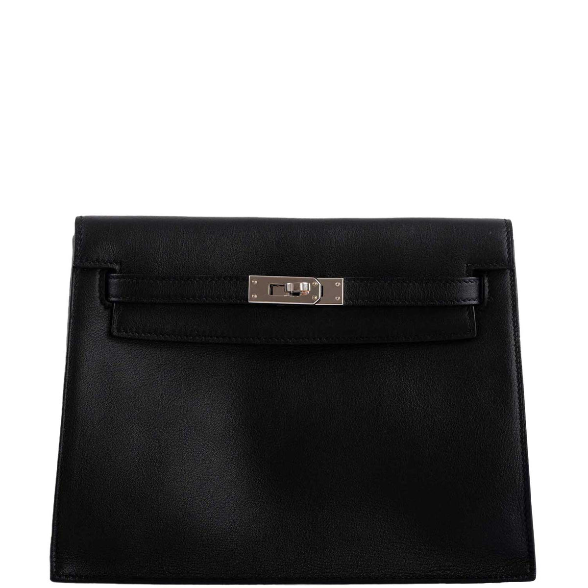 Hermes Kelly Danse II Black Swift with Palladium Hardware