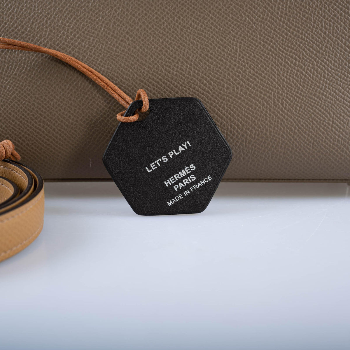Hermes Limited Edition Sellier Kelly 25 Etoupe, Alezan & Biscuit Epsom with Palladium Hardware