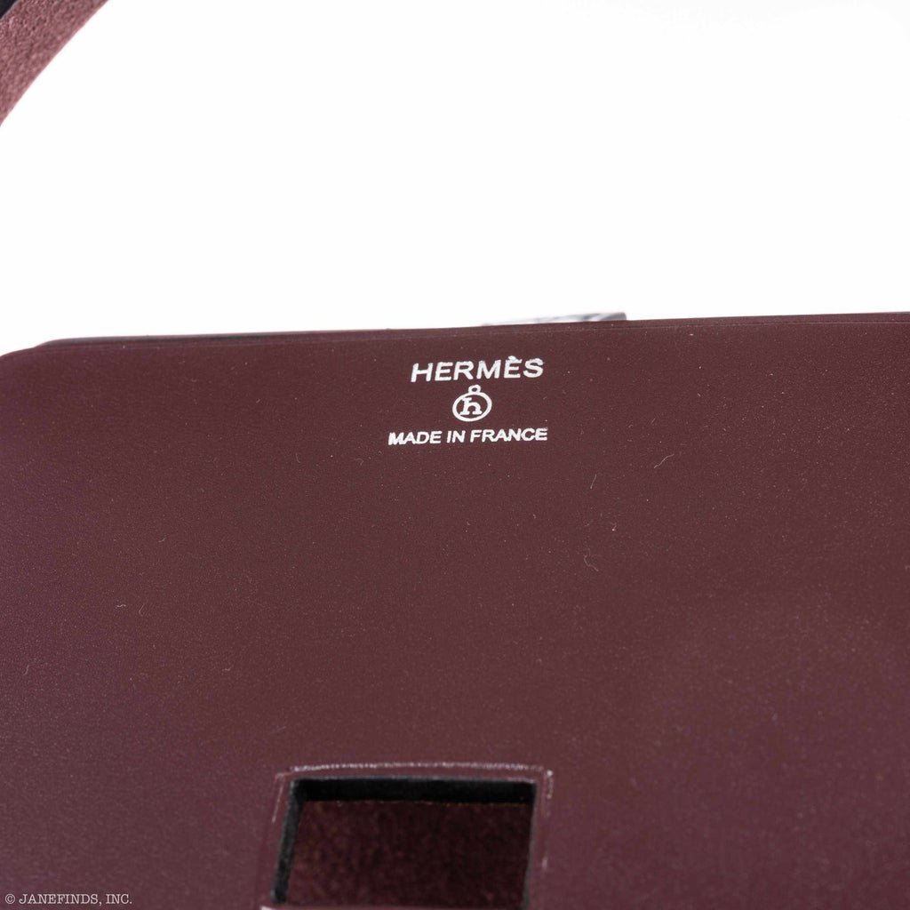 Hermes Minaudière Robot petit h Bag Blue Electric & Black Porosus Crocodile Golden Brass Hardware