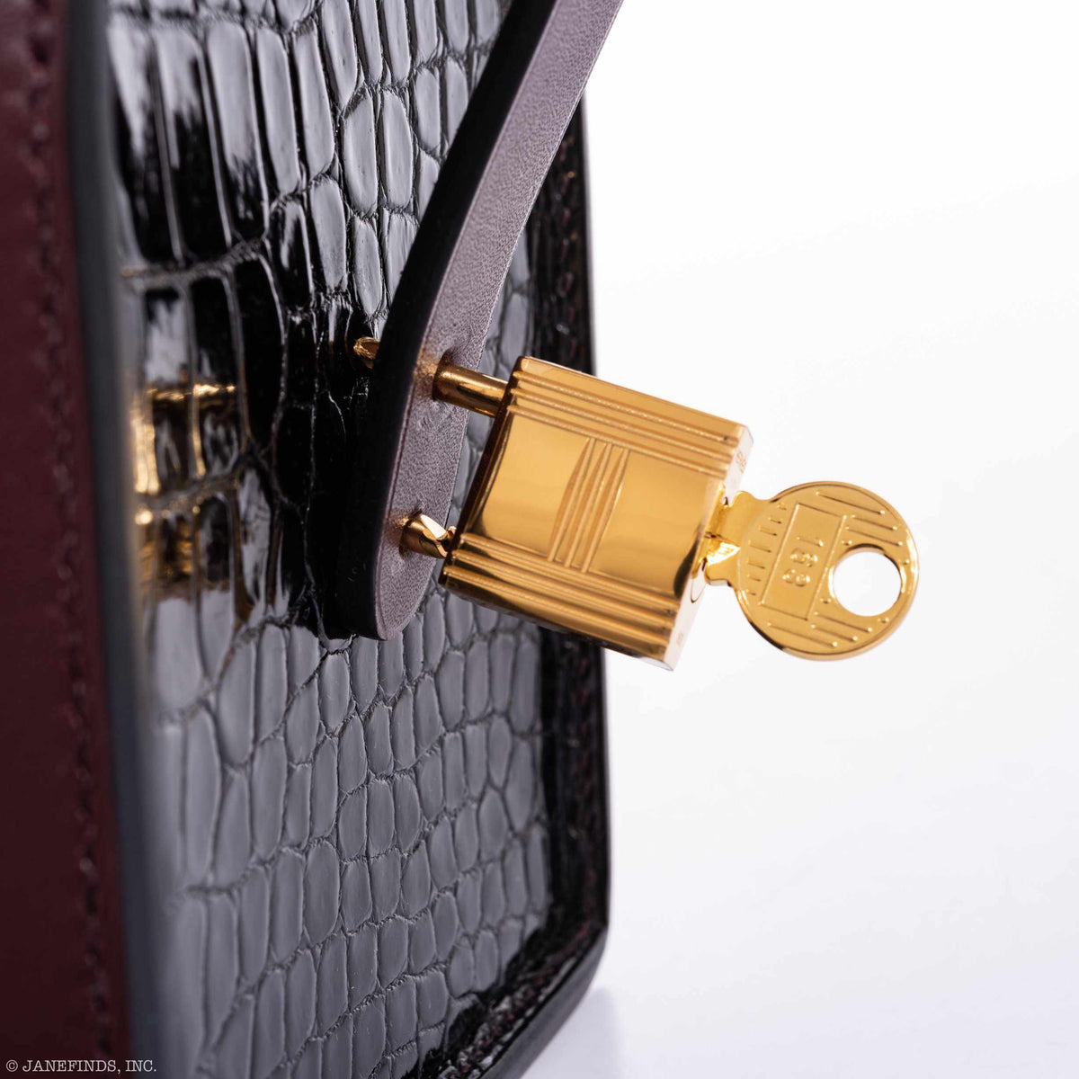 Hermes Minaudière Robot petit h Bag Blue Electric & Black Porosus Crocodile Golden Brass Hardware