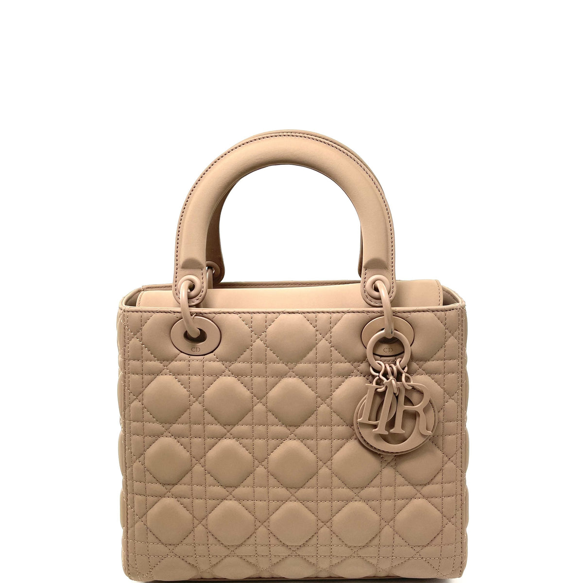 CHRISTIAN DIOR Ultramatte Quilted Cannage Medium Lady Dior