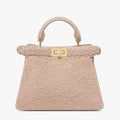 PEEKABOO ISEEU SMALL Pink Sheepskin Bag