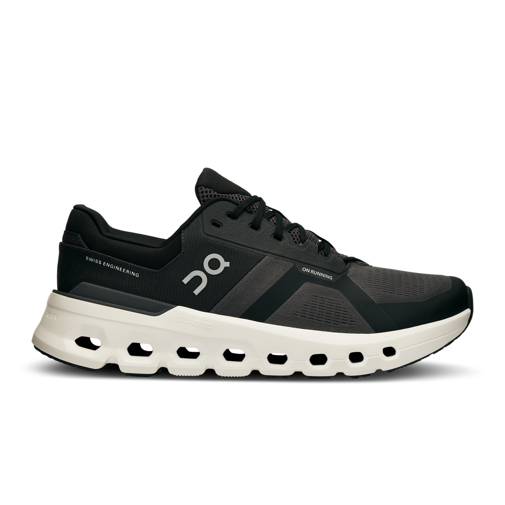 On Running Men's Cloudrunner 2 Wide Shoes - Eclipse / Black