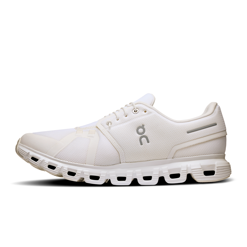 On Running Men's Cloud 6 Shoes - White / White