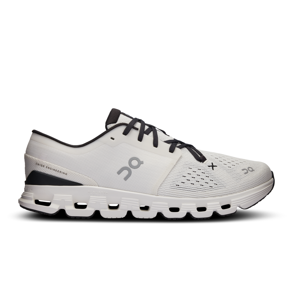 On Running Men's Cloud X 4 Shoes - Ivory / Black
