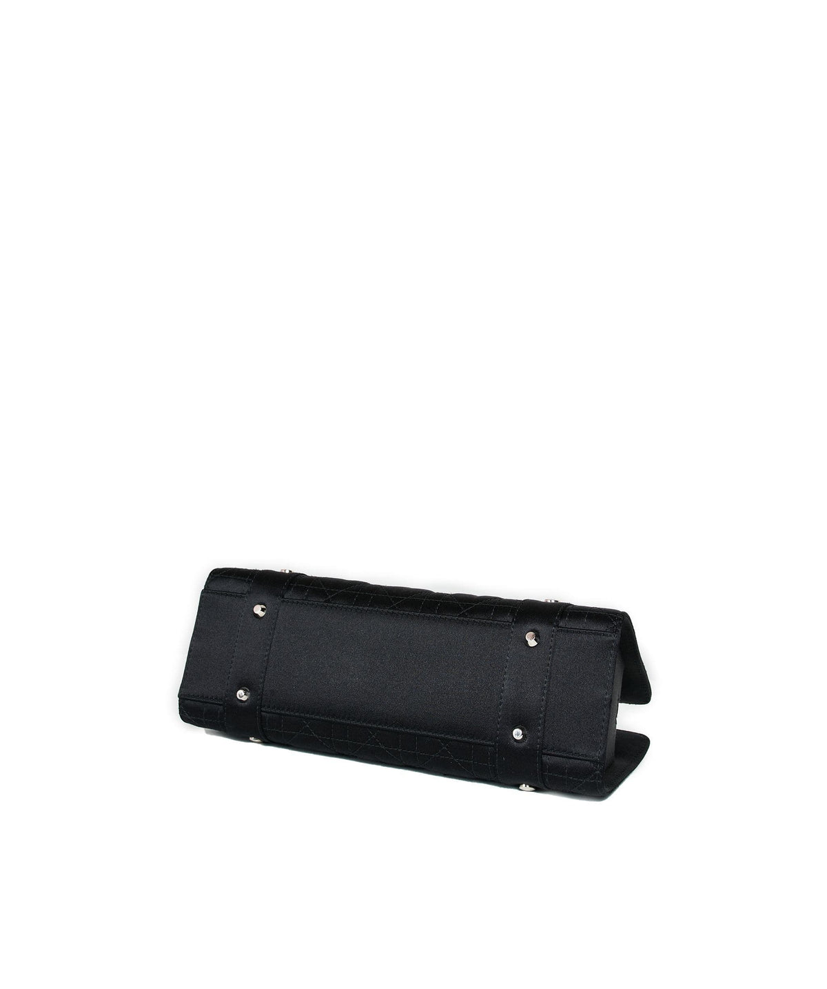 Christian Dior Black Cannage Top Handle Bag GHW AGL1036 - Cap N Wrap