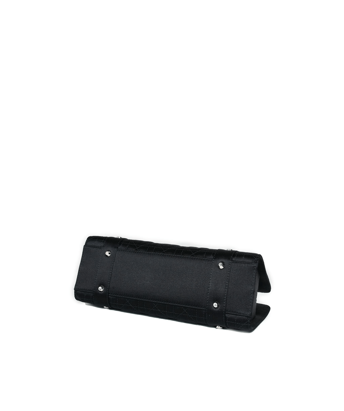Christian Dior Black Cannage Top Handle Bag GHW AGL1036 - Cap N Wrap