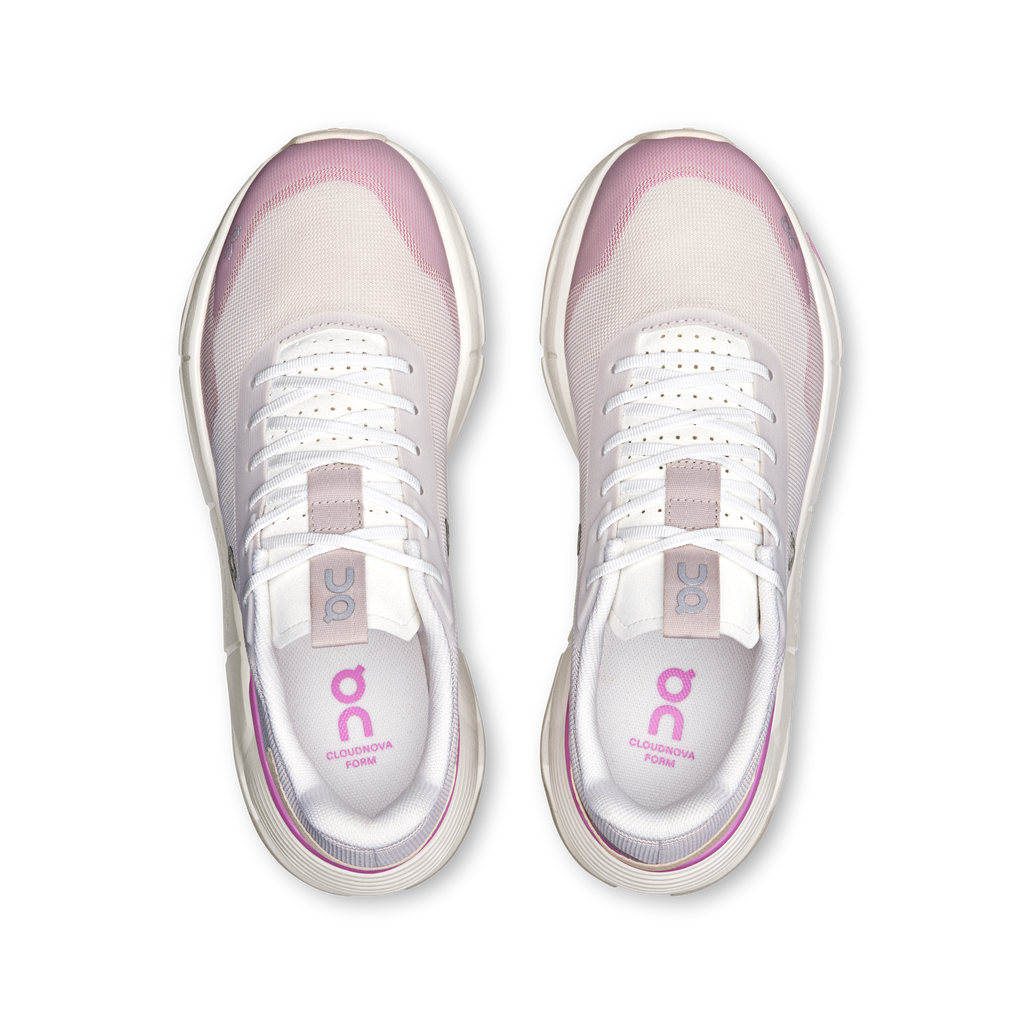On Running Women's Cloudnova Form 2 Shoes - Pearl / Raspberry