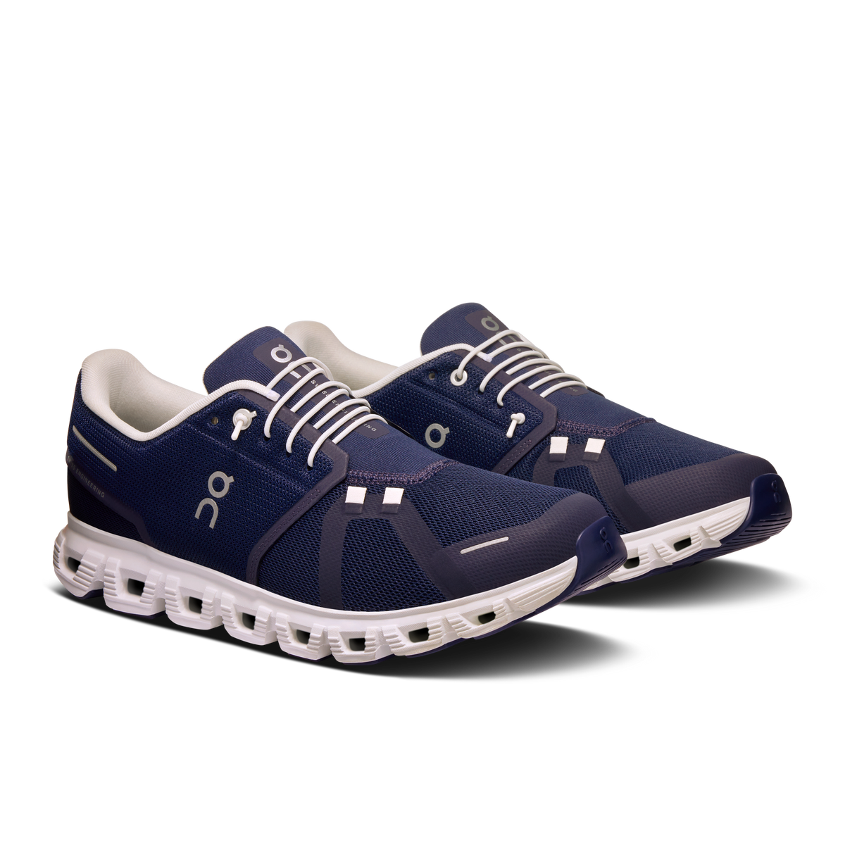 On Running Men's Cloud 6 Shoes - Midnight / White