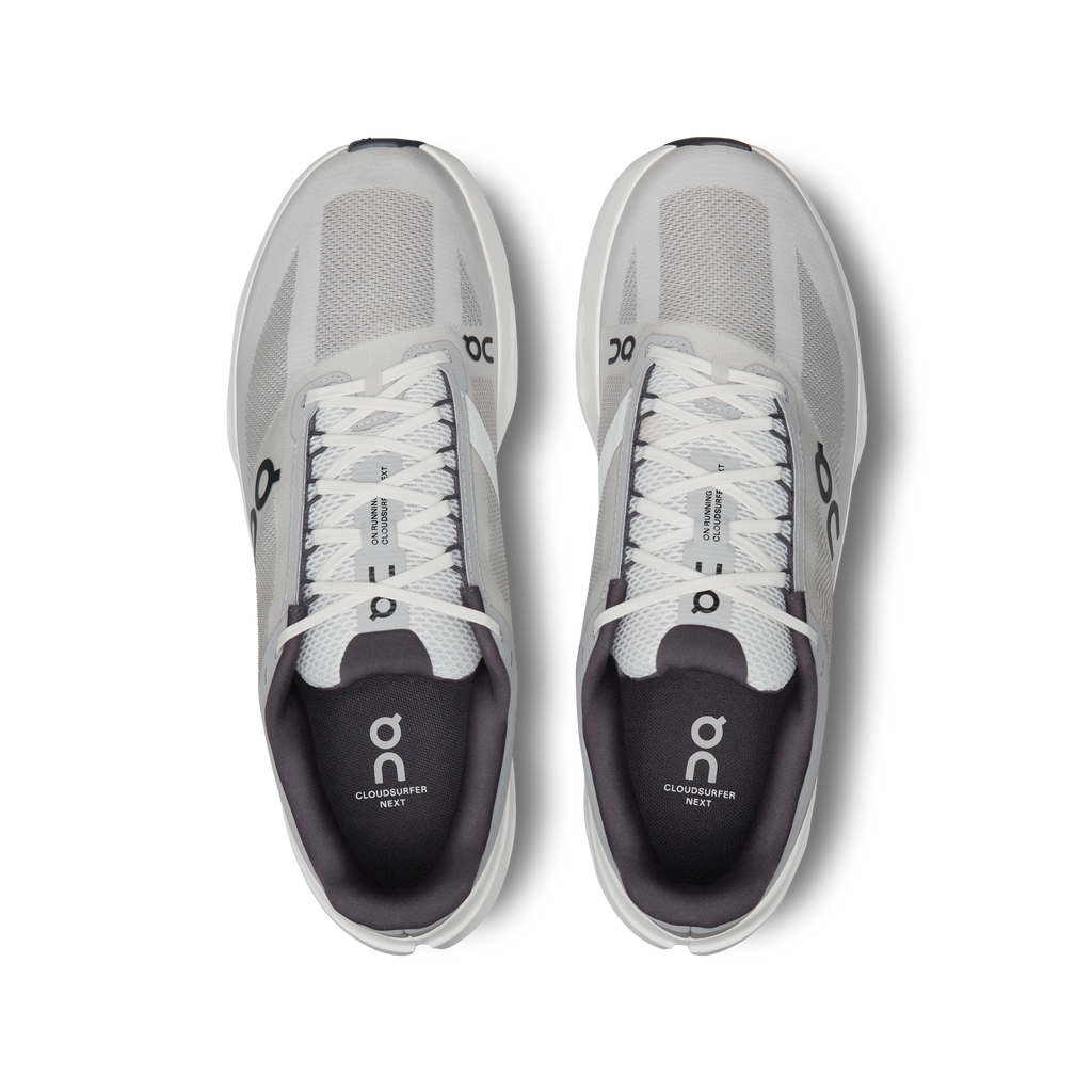 On Running Men's Cloudsurfer Next Wide Shoes - Glacier / White