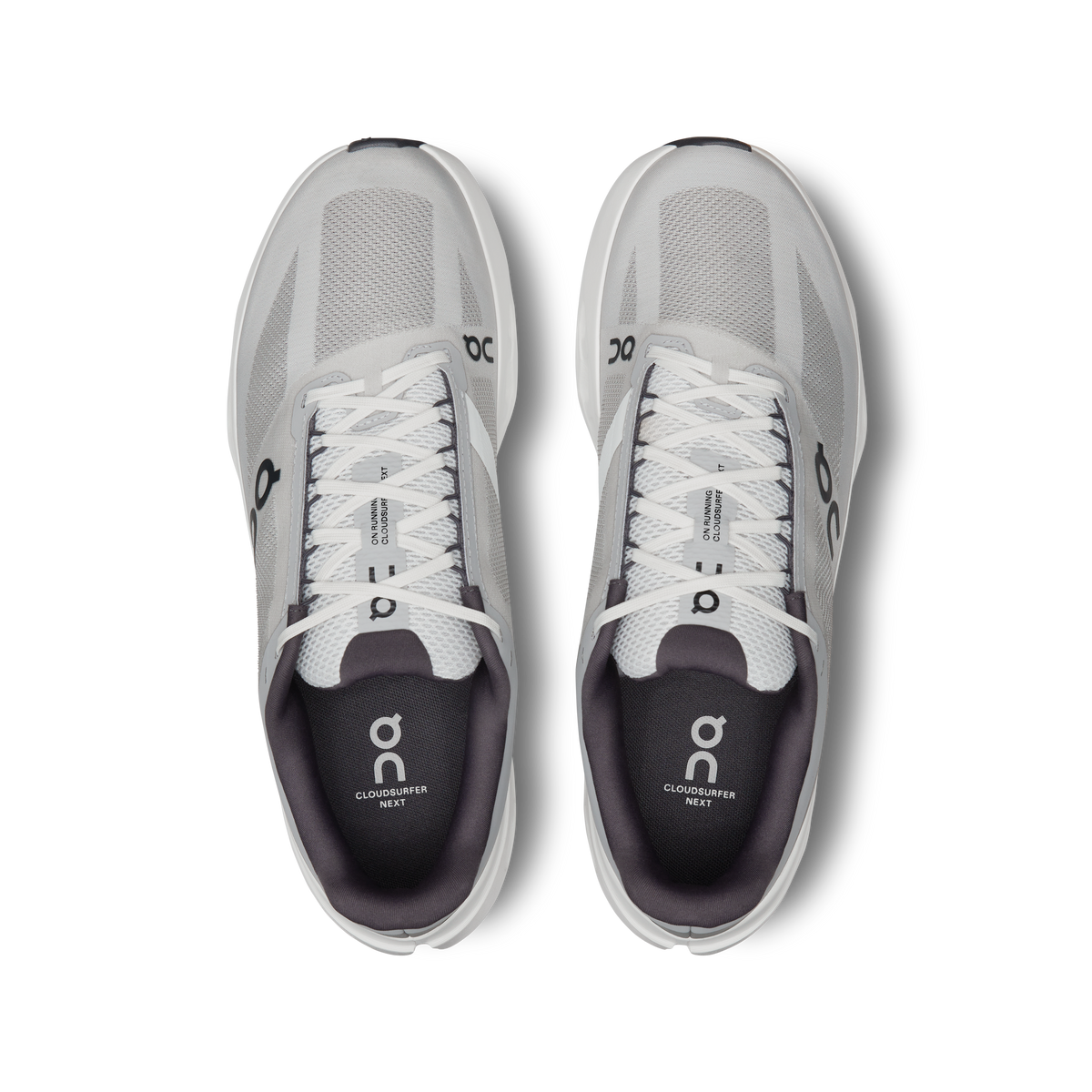 On Running Men's Cloudsurfer Next Wide Shoes - Glacier / White