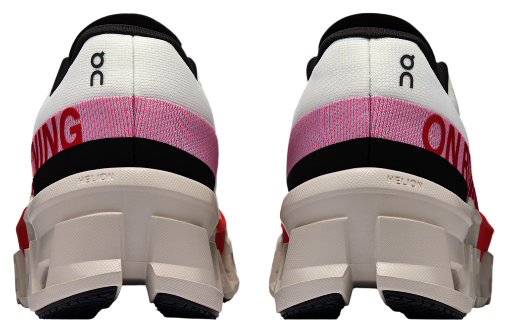 On Running Women's Cloudmonster 2 Shoes - Ivory / Red