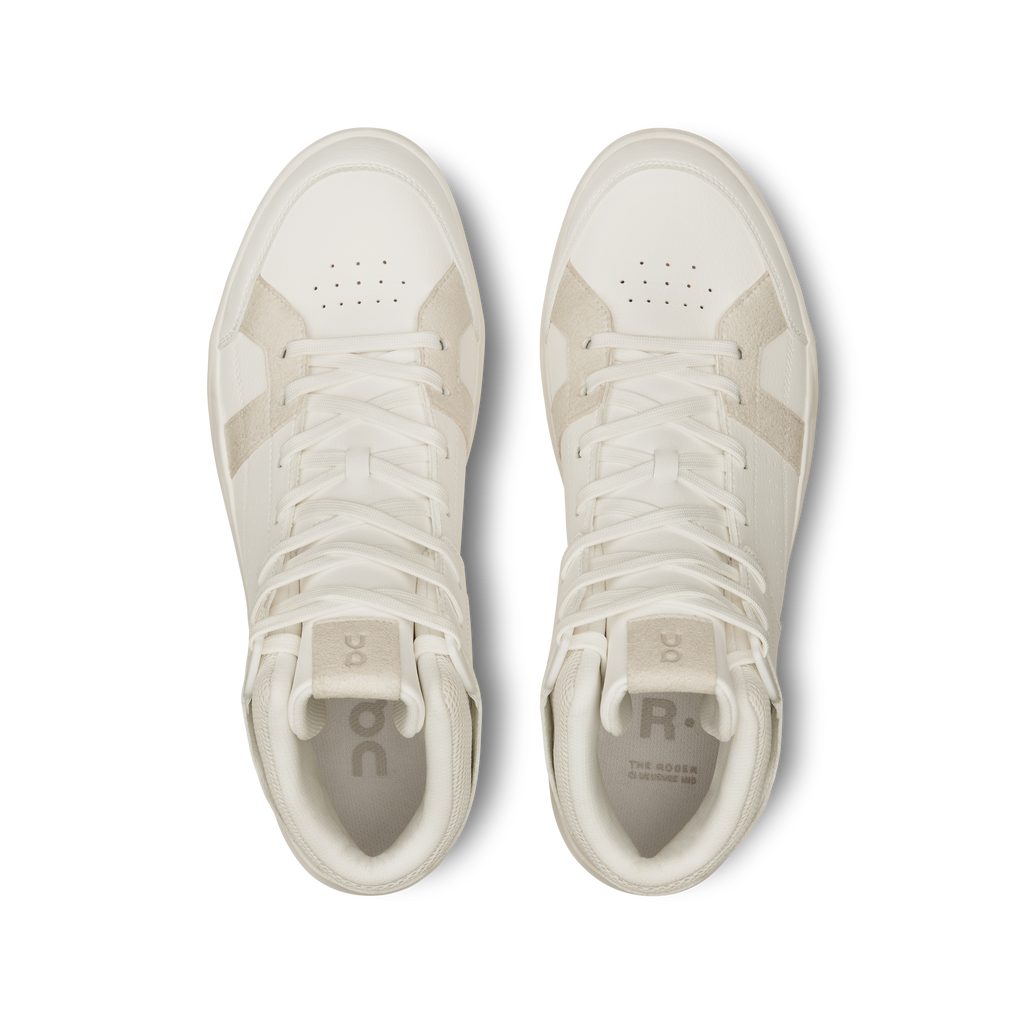 On Running Men's The Roger Clubhouse Mid Shoes - White / Sand
