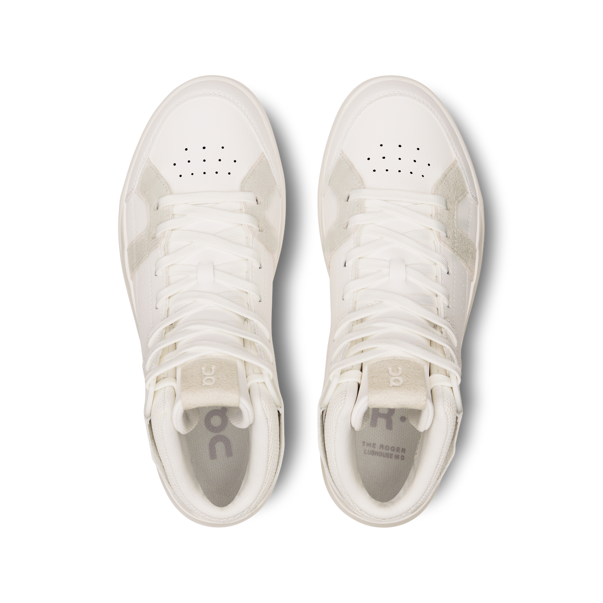 On Running Women's The Roger Clubhouse Mid Shoes - White / Sand